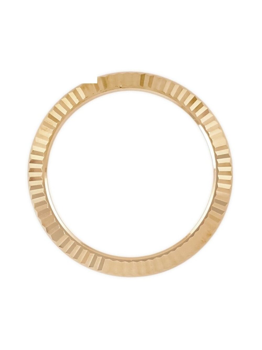 Rolex Watch Parts Day Fluted Bezel 18k Yellow Gold 18k Replacement Spare